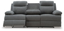 Load image into Gallery viewer, Side-Swipe Reclining Sofa with Drop Down Table