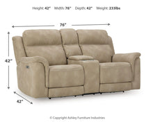Load image into Gallery viewer, Next-Gen DuraPella Power Reclining Loveseat with Console
