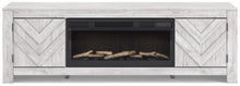 Load image into Gallery viewer, Cayboni 71" TV Stand with Electric Fireplace