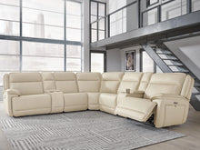 Load image into Gallery viewer, Double Deal Reclining Sectional with 2 Consoles