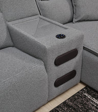 Load image into Gallery viewer, Modmax II Power Reclining Sectional with Chaise and Audio Console