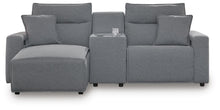 Load image into Gallery viewer, Modmax II Power Reclining Sectional with Chaise and Console