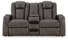Load image into Gallery viewer, Fyne-Dyme Power Reclining Loveseat with Console