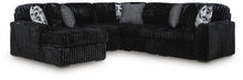 Load image into Gallery viewer, Midnight-Madness Sectional with Chaise