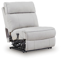 Load image into Gallery viewer, Social Pointe Reclining Sectional with Storage Consoles