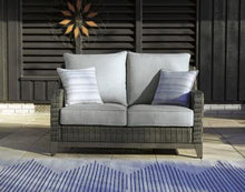 Load image into Gallery viewer, Elite Park Outdoor Loveseat, Lounge Chairs and Cocktail Table