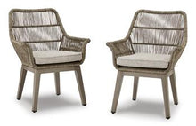 Load image into Gallery viewer, Beach Front Arm Chair with Cushion (Set of 2)