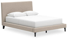Load image into Gallery viewer, Cielden Upholstered Bed with Roll Slats