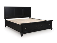 Load image into Gallery viewer, Lanolee Panel Storage Bed
