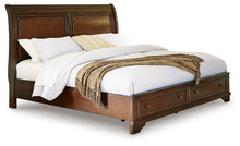 Load image into Gallery viewer, Trellington Sleigh Storage Bed