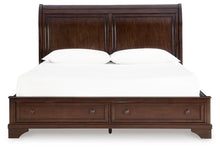 Load image into Gallery viewer, Trellington Sleigh Storage Bed