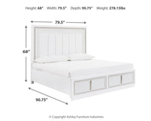 Load image into Gallery viewer, Chalanna Upholstered Storage Bed