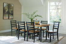 Load image into Gallery viewer, Blondon Dining Table and 6 Chairs (Set of 7)