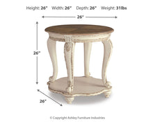 Load image into Gallery viewer, Realyn End Table Set