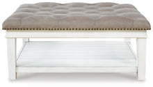 Load image into Gallery viewer, Kanwyn Upholstered Ottoman Coffee Table