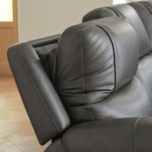 Load image into Gallery viewer, 5Z - Pittson Power Reclining Sectional Loveseat with Console