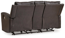 Load image into Gallery viewer, Boxmere Power Reclining Loveseat with Console