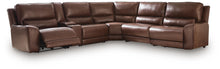 Load image into Gallery viewer, DeepWakes Reclining Sectional with Storage Console