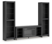 Load image into Gallery viewer, Cayberry Entertainment Center with Electric Fireplace