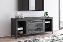 Load image into Gallery viewer, Cayberry 60" TV Stand with Electric Fireplace