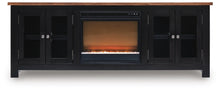 Load image into Gallery viewer, Wildenauer 76" TV Stand with Electric Fireplace