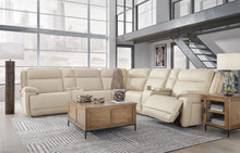 Load image into Gallery viewer, Double Deal Reclining Sectional with 2 Consoles