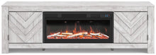 Load image into Gallery viewer, Cayboni 71" TV Stand with Electric Fireplace