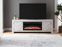 Load image into Gallery viewer, Cayboni 71" TV Stand with Electric Fireplace