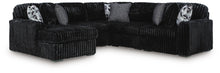 Load image into Gallery viewer, Midnight-Madness Sectional with Chaise