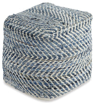 Load image into Gallery viewer, Chevron Pouf
