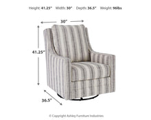 Load image into Gallery viewer, Kambria Swivel Glider Accent Chair
