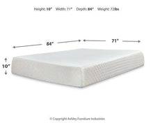 Load image into Gallery viewer, 10 Inch Chime Memory Foam Mattress Set - 46 Furniture and Mattress Gallery
