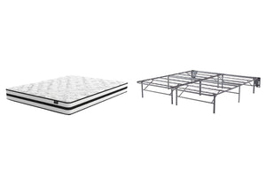 8 Inch Chime Innerspring Mattress Set - 46 Furniture and Mattress Gallery