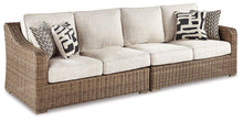 Load image into Gallery viewer, Beachcroft 2-Piece Outdoor Loveseat with Cushion
