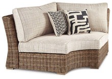 Load image into Gallery viewer, Beachcroft Outdoor Curved Corner Chair with Cushion
