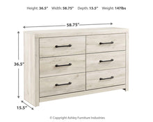 Load image into Gallery viewer, Cambeck Dresser and Mirror
