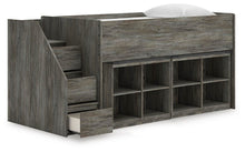 Load image into Gallery viewer, Frandern Loft Bed with Bookcase Storage
