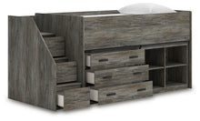 Load image into Gallery viewer, Frandern Loft Bed with Bookcase and Drawer Storage

