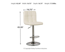 Load image into Gallery viewer, Bellatier Adjustable Height Bar Stool
