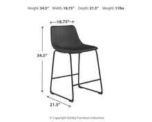 Load image into Gallery viewer, Centiar Counter Height Bar Stool
