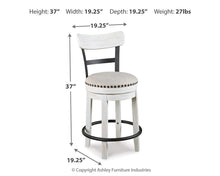 Load image into Gallery viewer, Valebeck Counter Height Bar Stool
