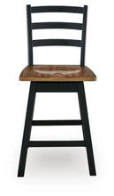 Load image into Gallery viewer, Wildenauer Counter Height Swivel Barstool
