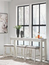Load image into Gallery viewer, Robbinsdale Counter Height Dining Table and 3 Barstools Set
