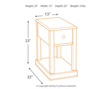 Load image into Gallery viewer, Breegin Chairside End Table
