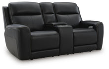 Load image into Gallery viewer, 5Z-Relaxation Power Reclining Loveseat with Console
