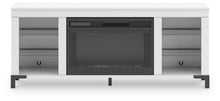 Load image into Gallery viewer, Brollevi 60" TV Stand with Electric Fireplace
