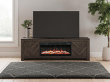 Load image into Gallery viewer, Cayboni 71" TV Stand with Electric Fireplace
