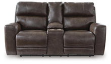 Load image into Gallery viewer, Crossplex Power Reclining Loveseat with Console
