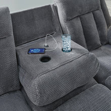 Load image into Gallery viewer, Observation Power Reclining Sofa with Drop Down Table
