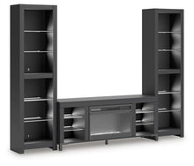 Load image into Gallery viewer, Cayberry Entertainment Center with Electric Fireplace
